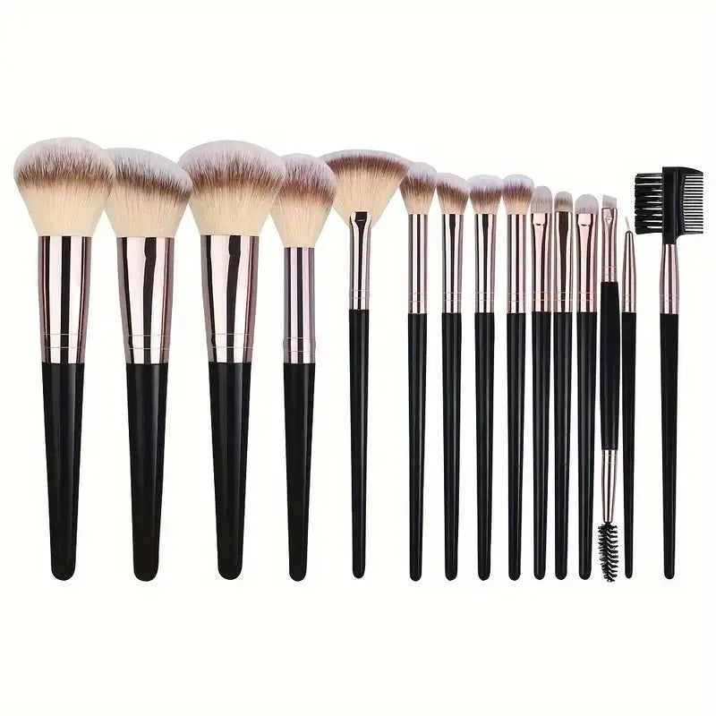 Conjunto profissional de pincéis de maquiagem 3-20PCS, sombra, base, corretivo, pincel de blush, kabuki, macio, fofo, ferramenta de beleza feminina