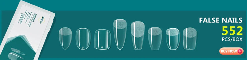 Top Formas para Unhas Gel Construção Molde 120Pcs/Caixa