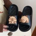 Chinelo Feminino Capivara Bonito Nuvem Sandálias Verão Chinelos Praia Slides